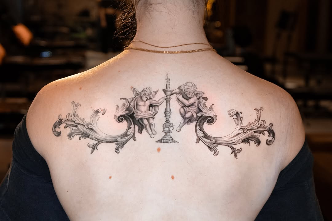 Tattoo by @mateo_tats — black_and_grey