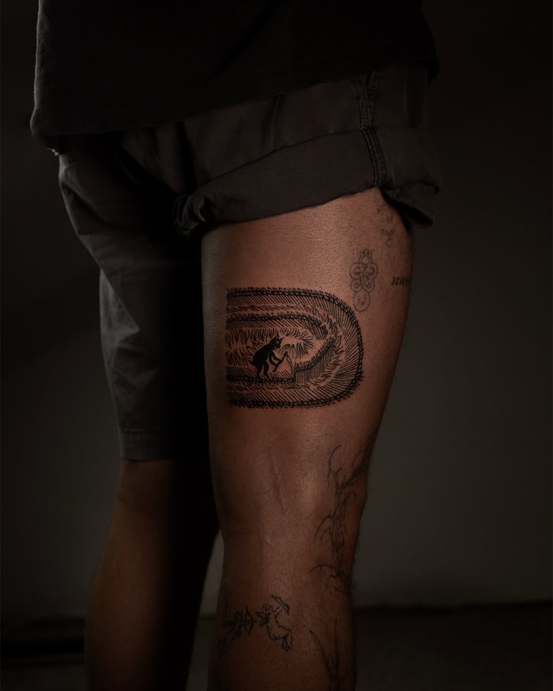 Tattoo by @brak.ttt — illustrative, blackwork