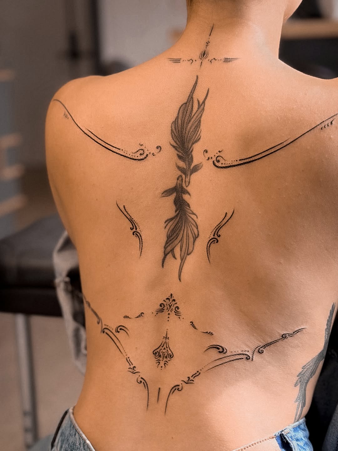 Tattoo by @tattoo_hazzard — fine_line, ornamental