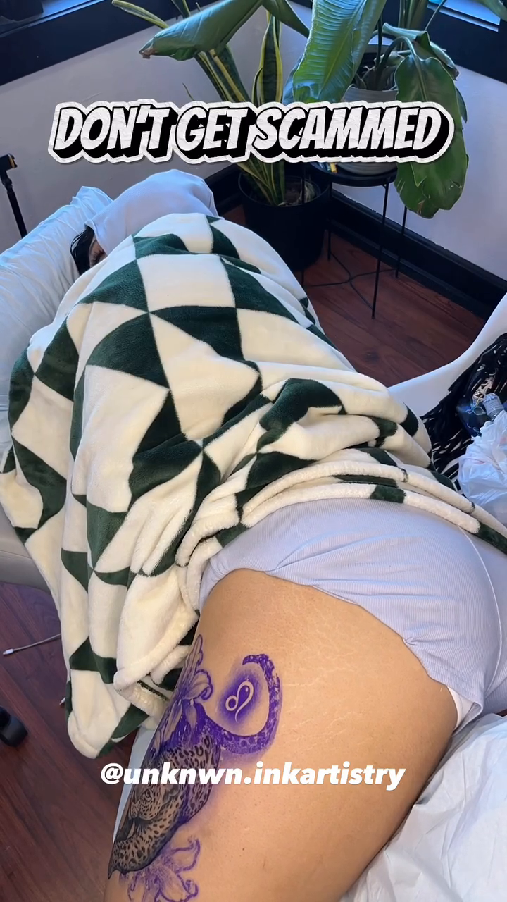 Tattoo by @unknwn.inkartistry — dotwork