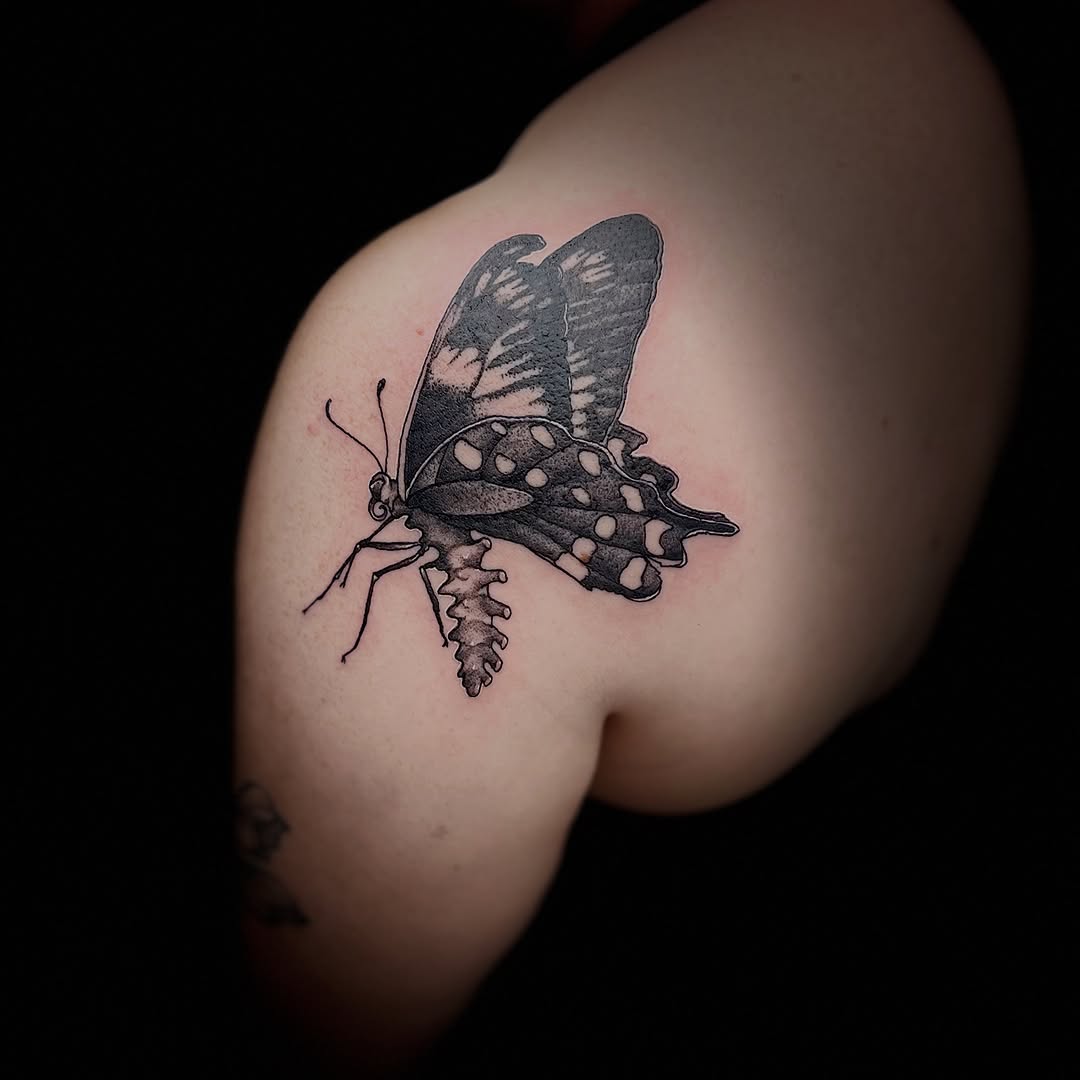 Tattoo by @ghost_world_studios — black_and_grey, realism