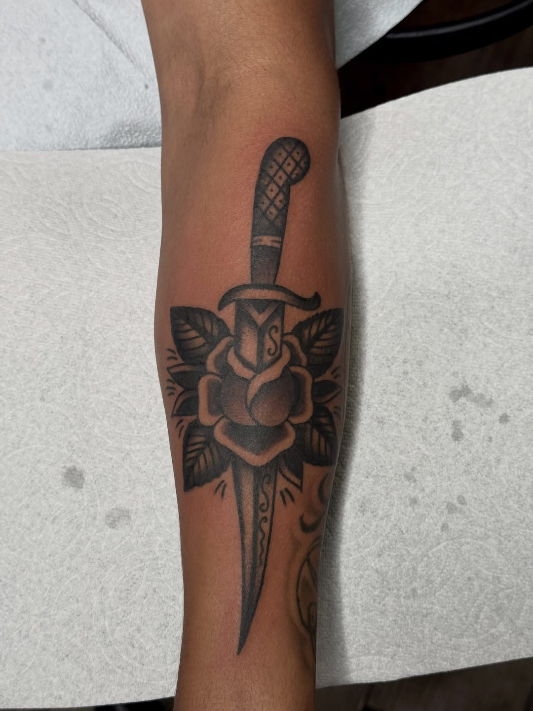 Tattoo by @jacob_paniagua โ american_traditional, black_and_grey