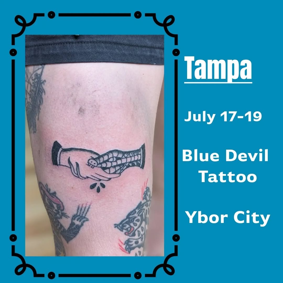 Tattoo by @ampedjontattoos — blackwork