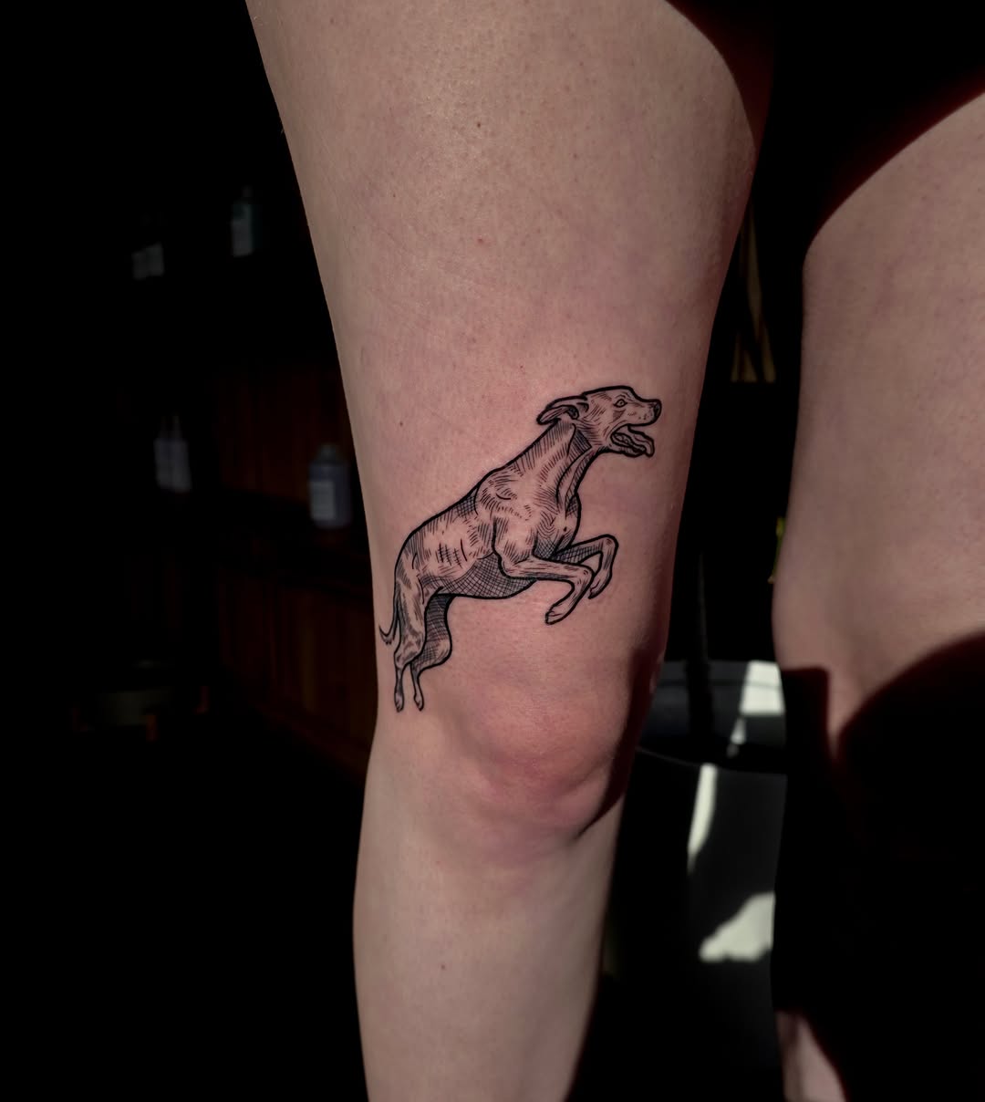 Tattoo by @emogirltattoo — black_and_grey, illustrative