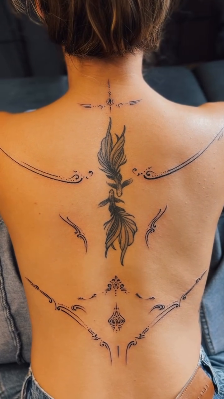 Tattoo by @tattoo_hazzard — fine_line, ornamental