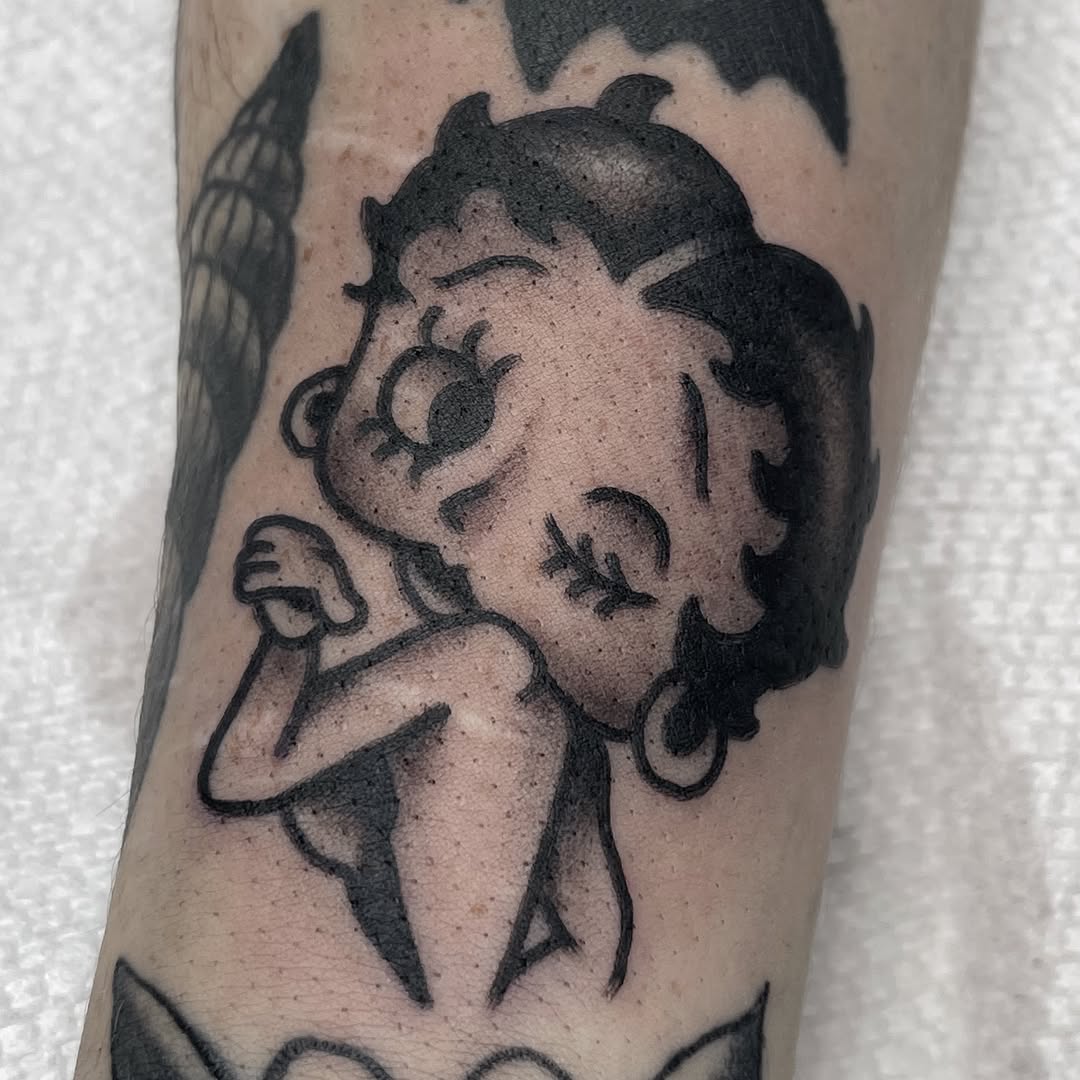 Tattoo by @cmartintattooer — american_traditional, black_and_grey