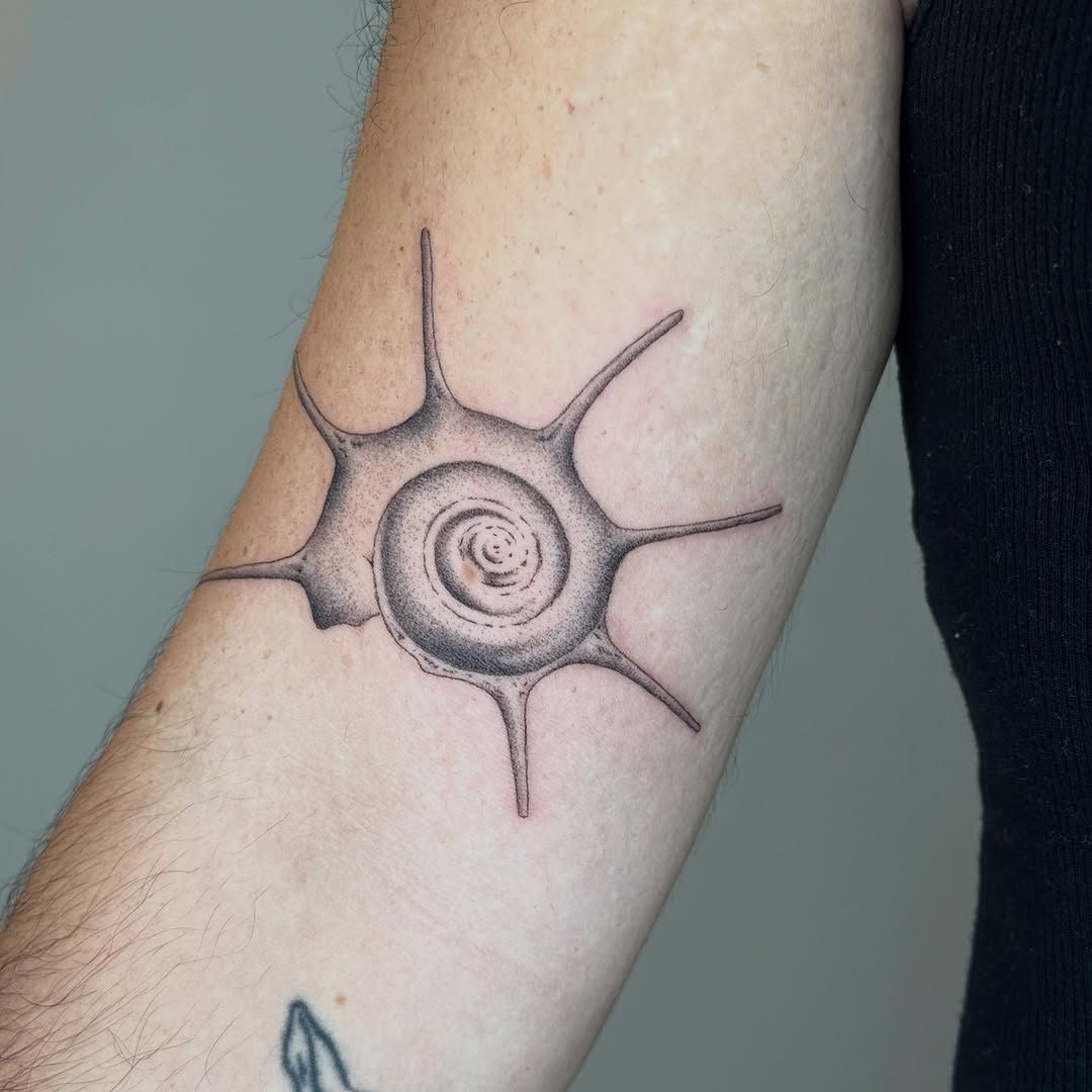 Tattoo by @youre_so_baby — dotwork