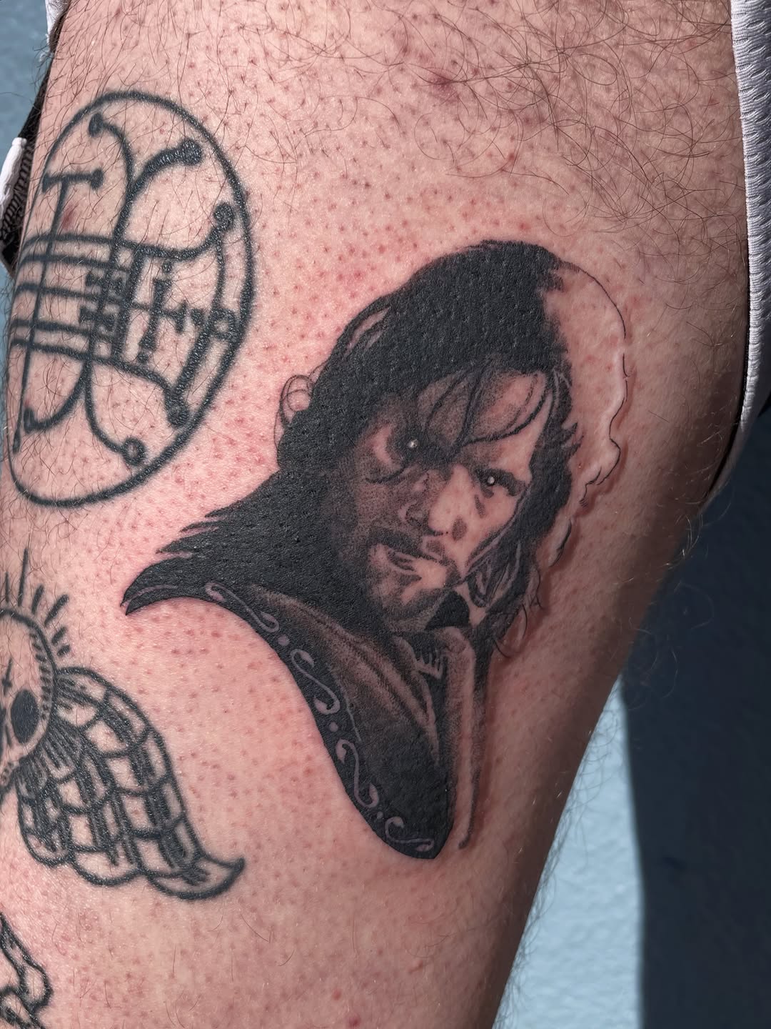 Tattoo by @james.needle — black_and_grey, realism