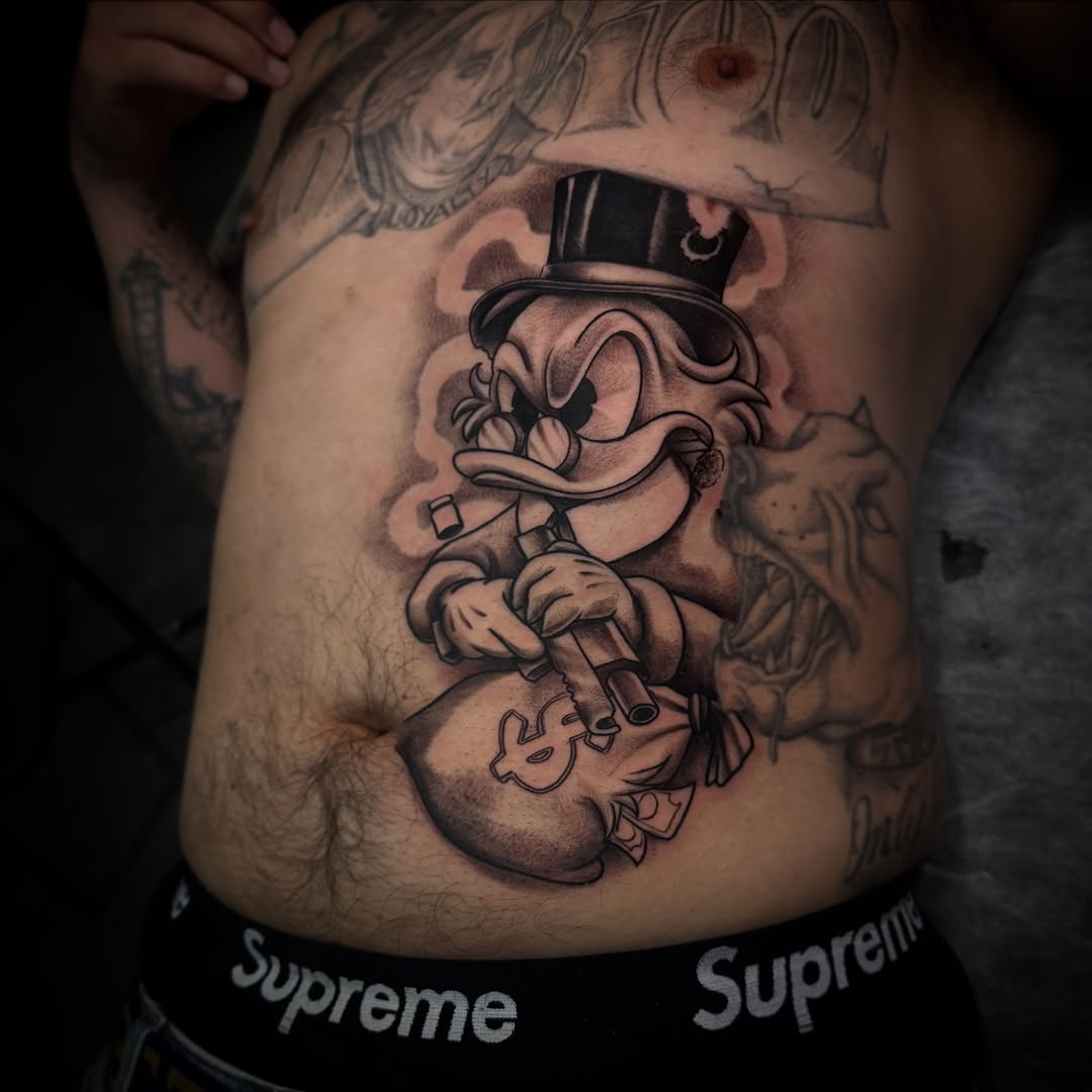 Tattoo by @lujanink — new_school
