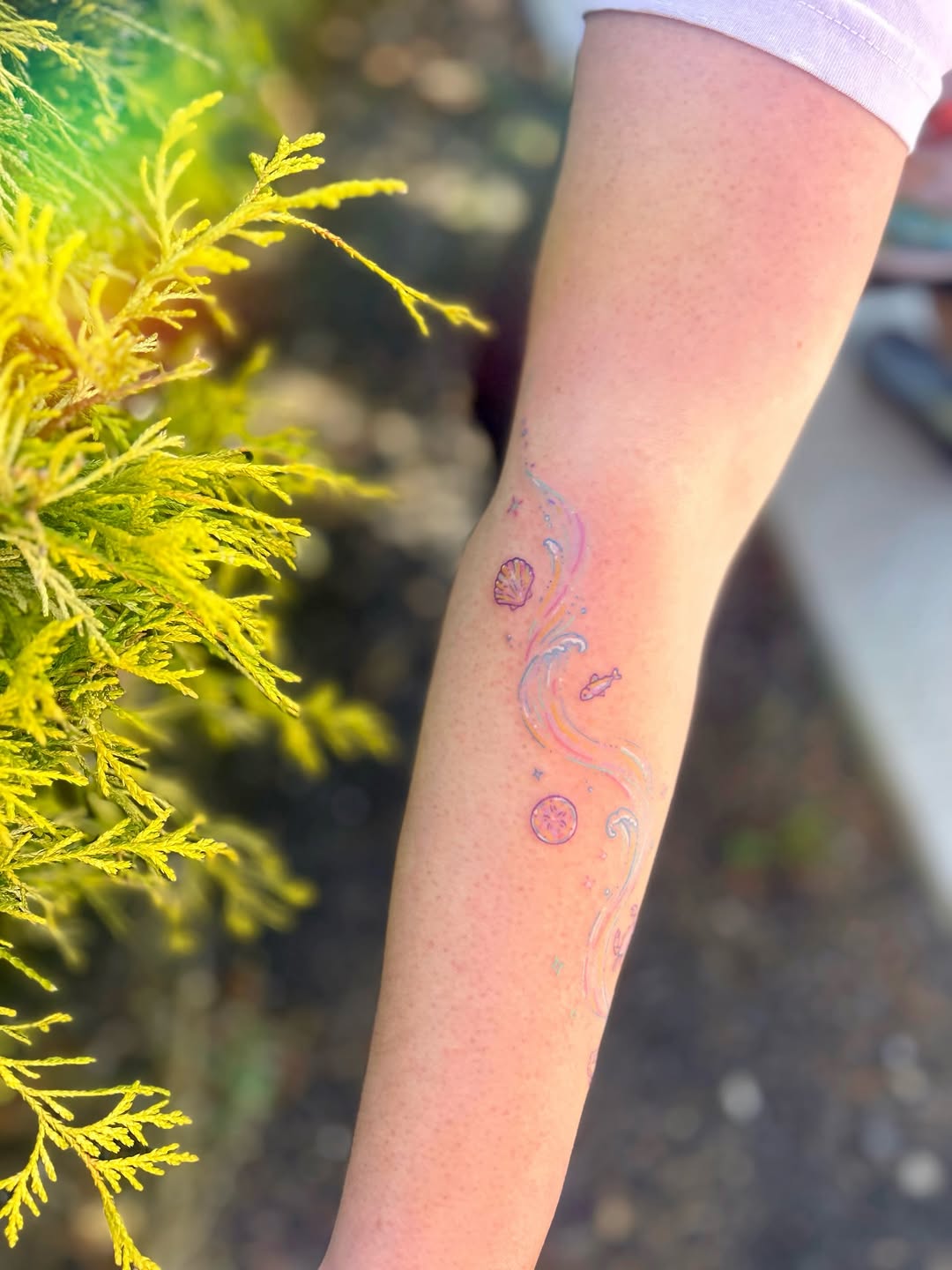 Tattoo by @alyxmakes.art — fine_line, illustrative