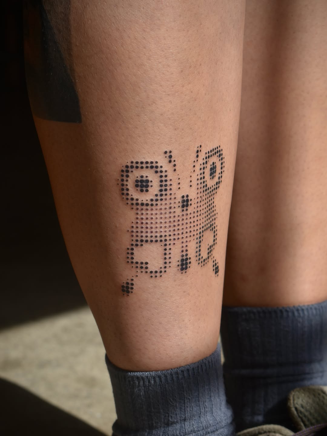 Tattoo by @hanmi.ink — dotwork, geometric
