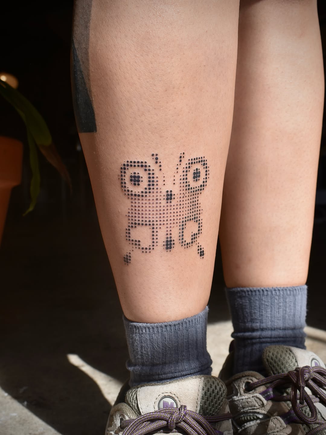Tattoo by @hanmi.ink — dotwork, geometric