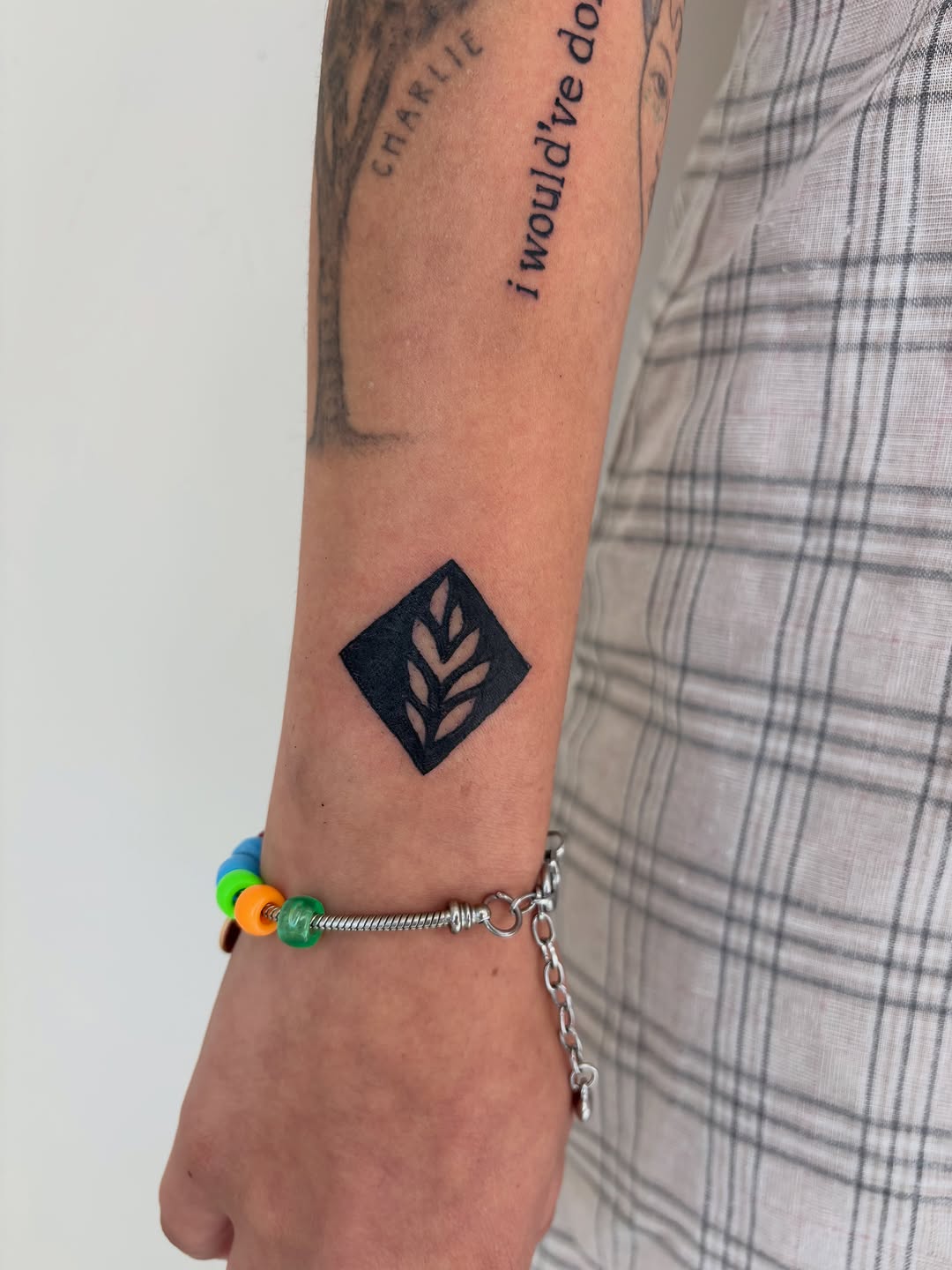Tattoo by @belmont.studios — blackwork, geometric