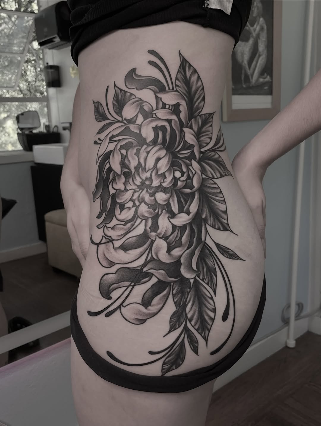 Tattoo by @artlust.tattoo — black_and_grey, illustrative