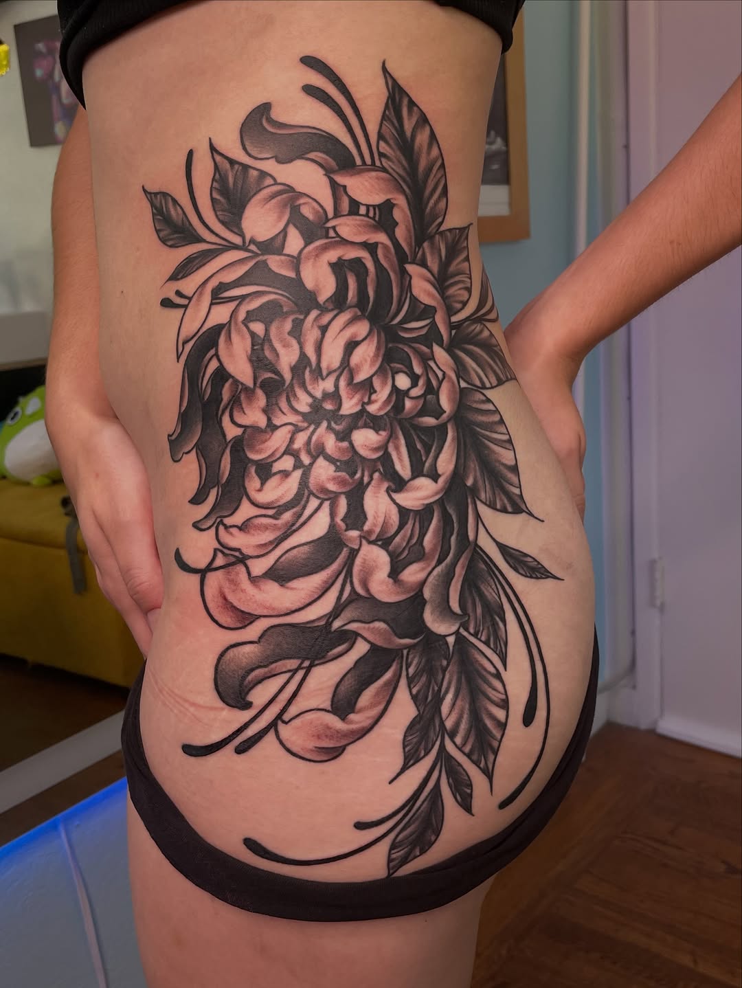 Tattoo by @artlust.tattoo — black_and_grey, illustrative