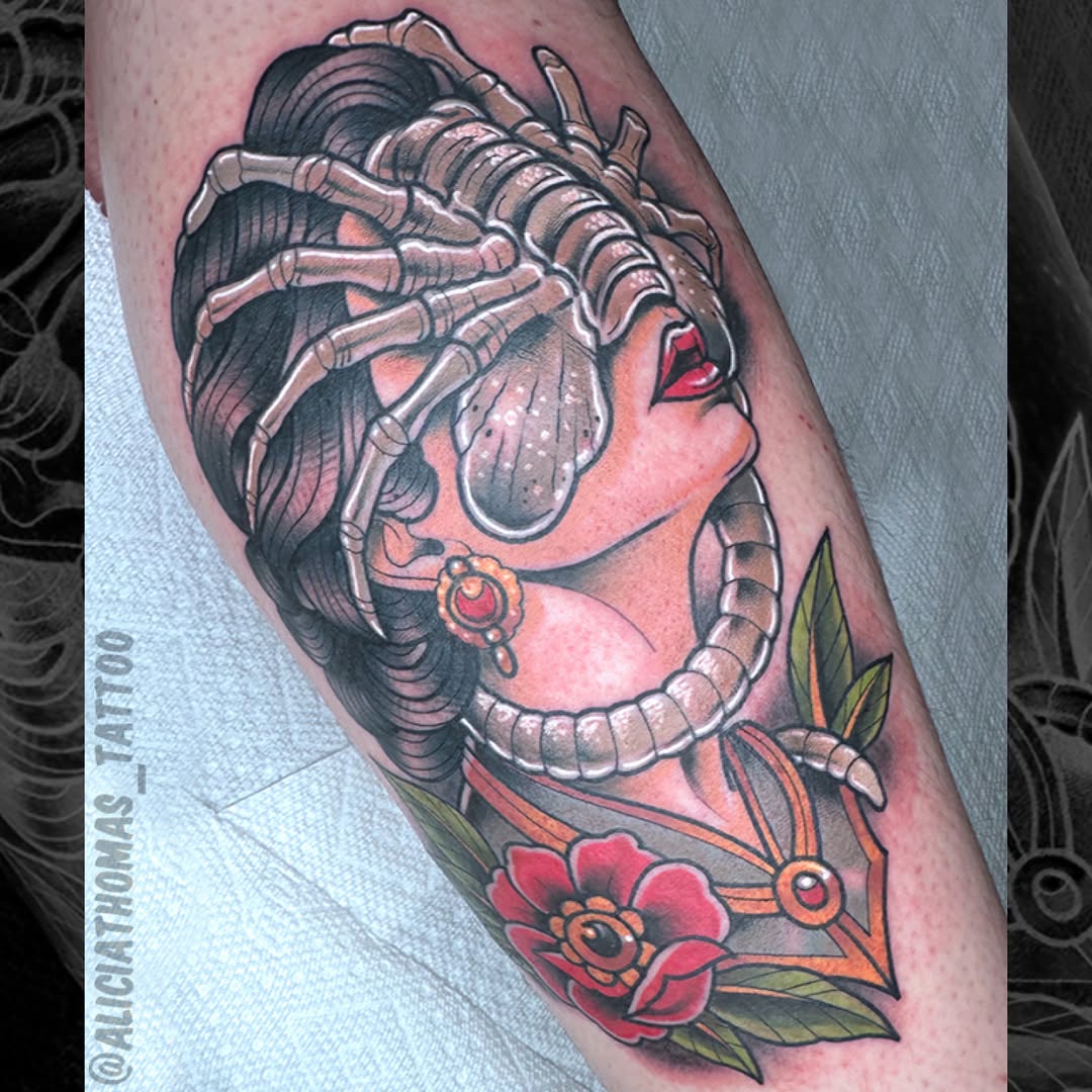 Tattoo by @aliciathomas_tattoo β neo_traditional