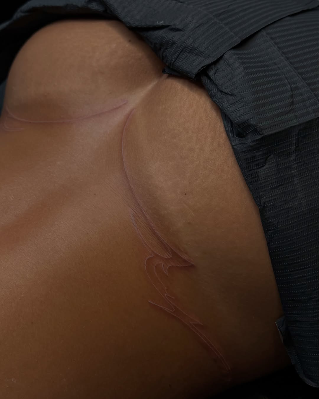 Tattoo by @coutureinkk — illustrative, geometric