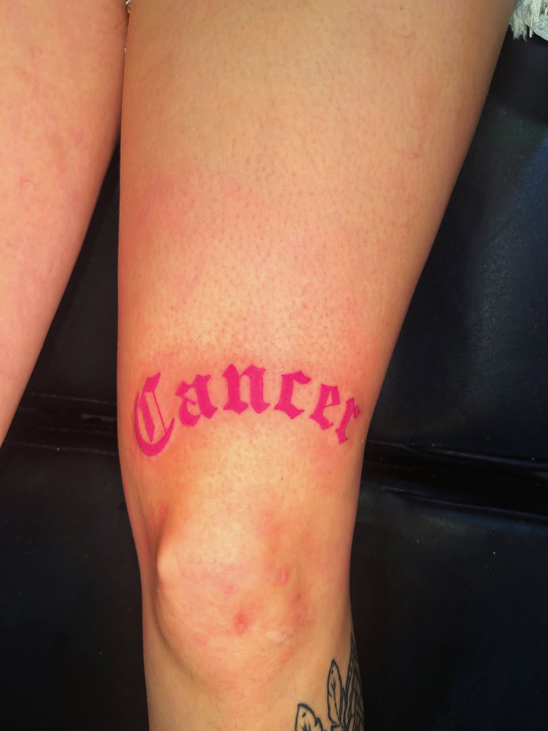 Tattoo by @grs_pacino — lettering_script