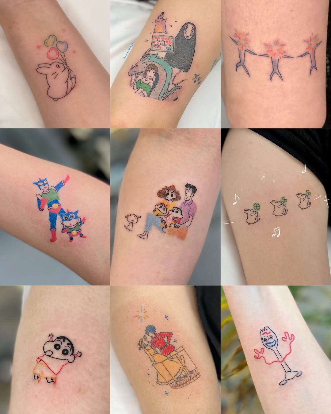 Tattoo by @mizae.tattoo — anime, fine_line