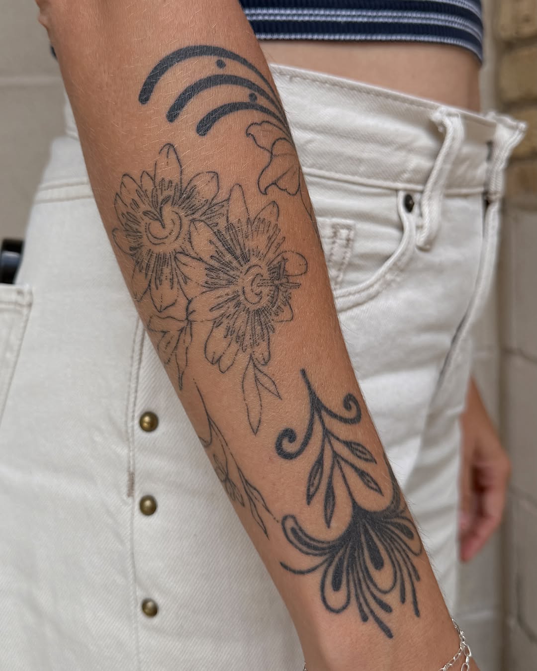 Tattoo by @inky_apricot — blackwork