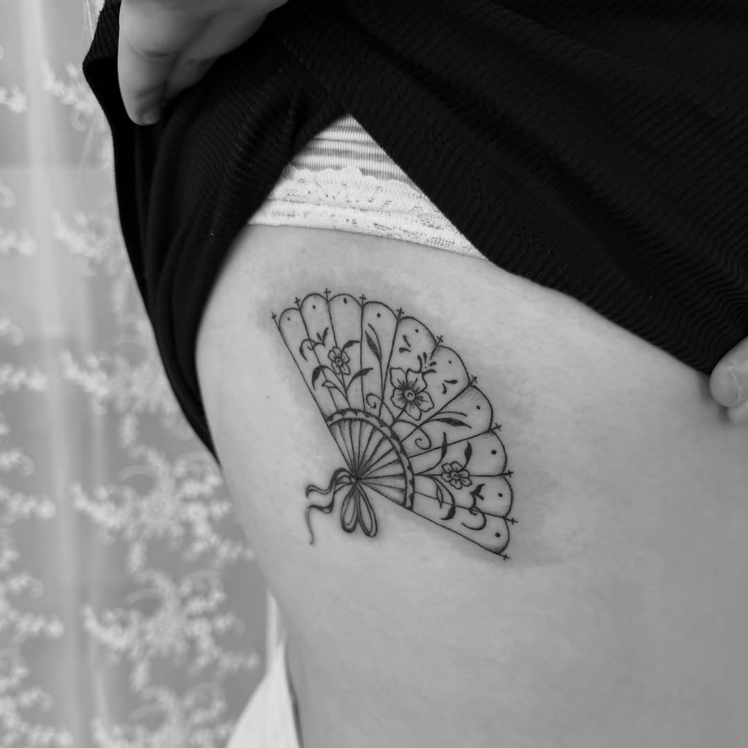 Tattoo by @art_with_lin β fine_line, ornamental