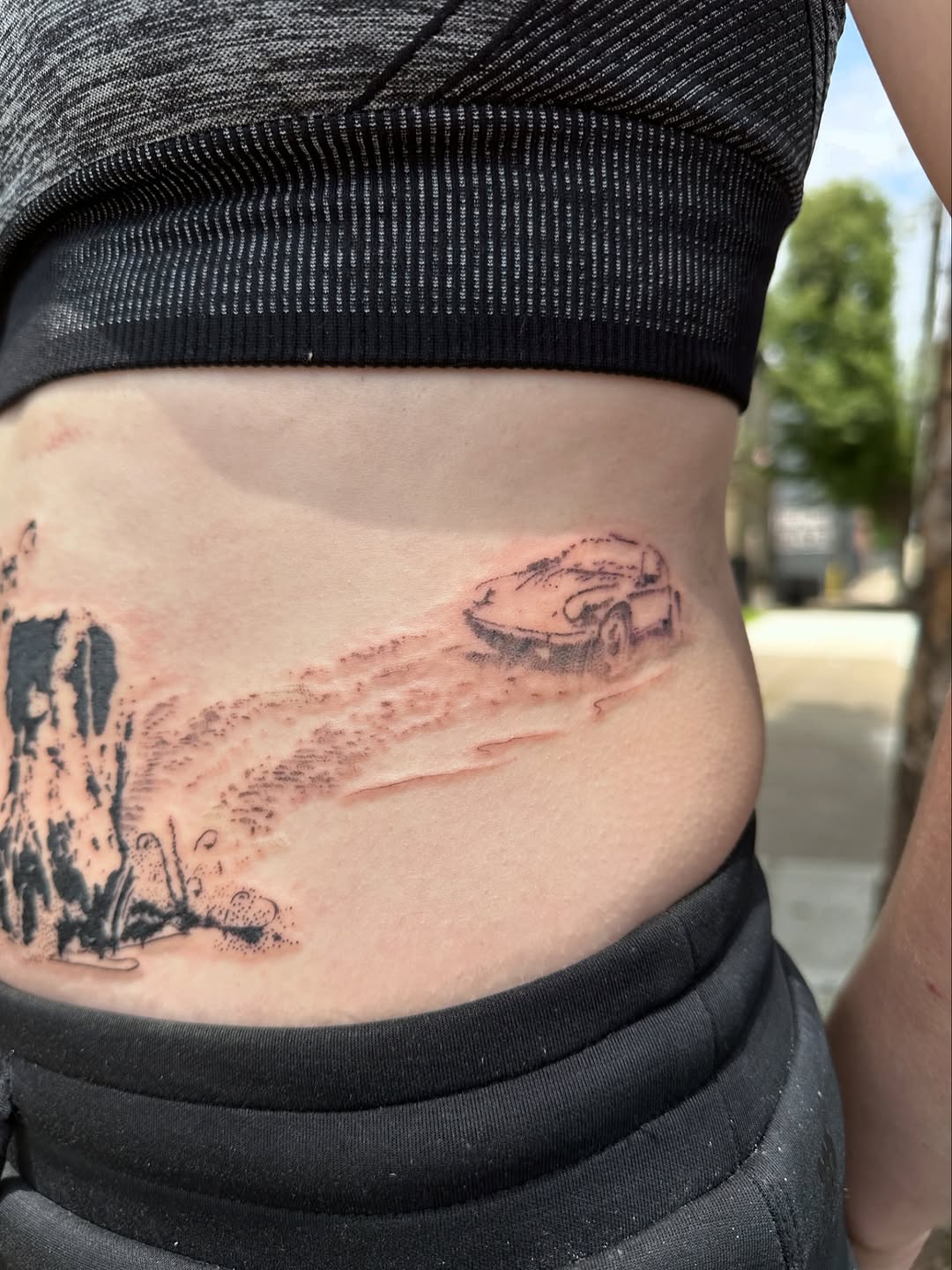 Tattoo by @sketchy.midwesty — sketch