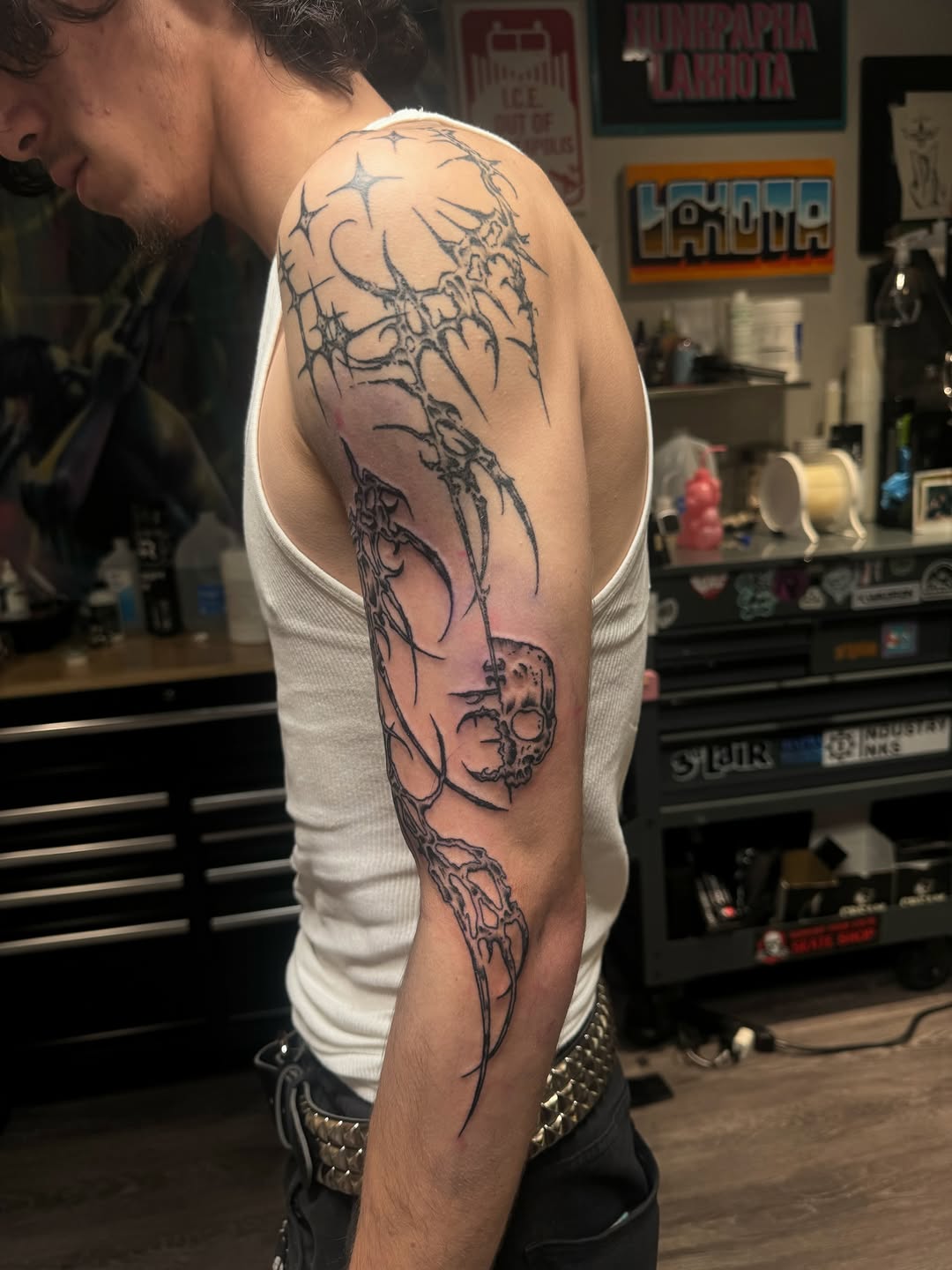 Tattoo by @sinny.boy.tattooer — blackwork
