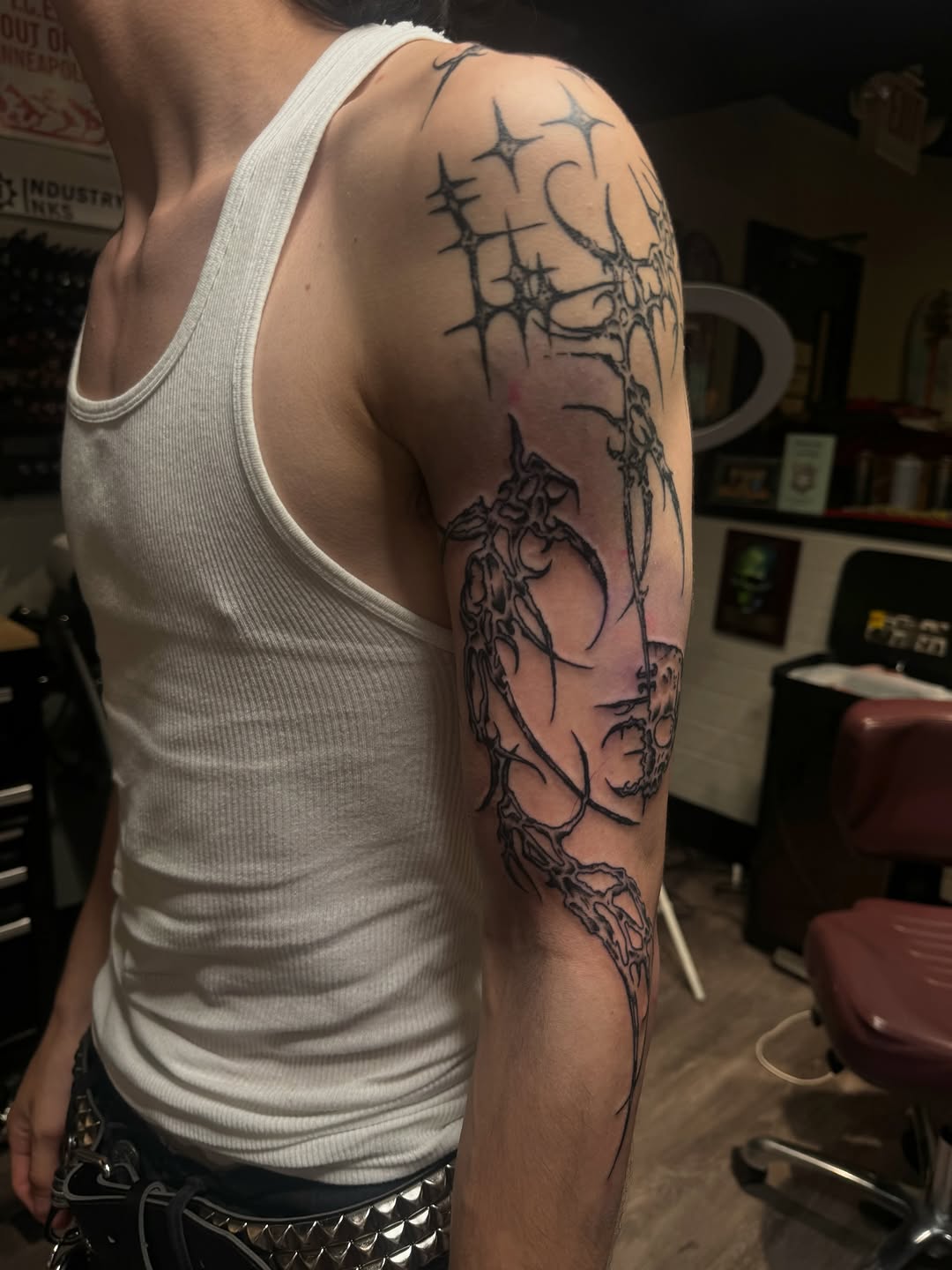 Tattoo by @sinny.boy.tattooer — blackwork