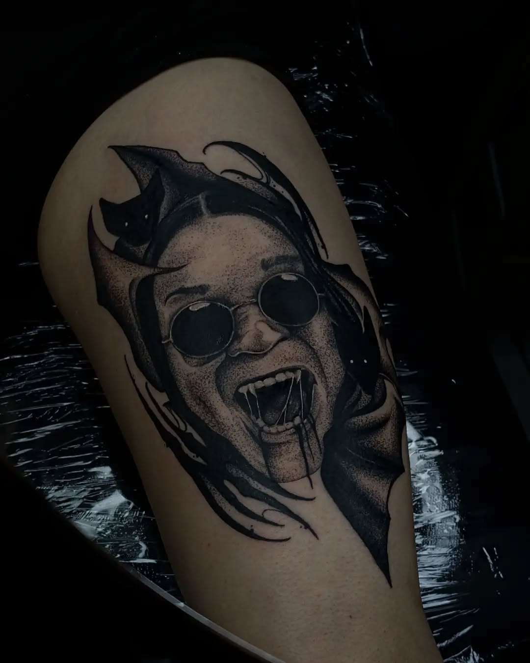Tattoo by @anaink.ttt β realism, black_and_grey