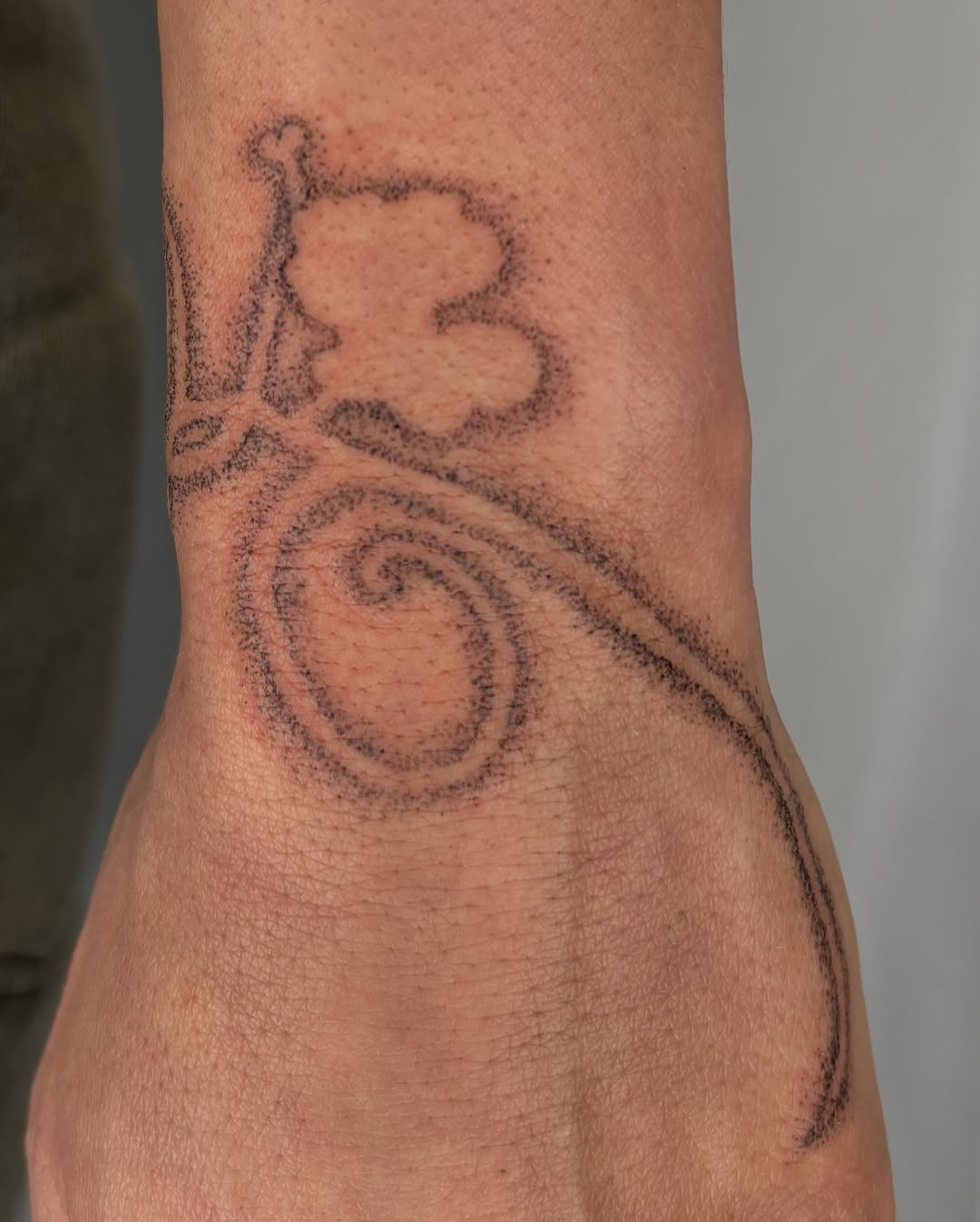 Tattoo by @sabpokes — dotwork, illustrative