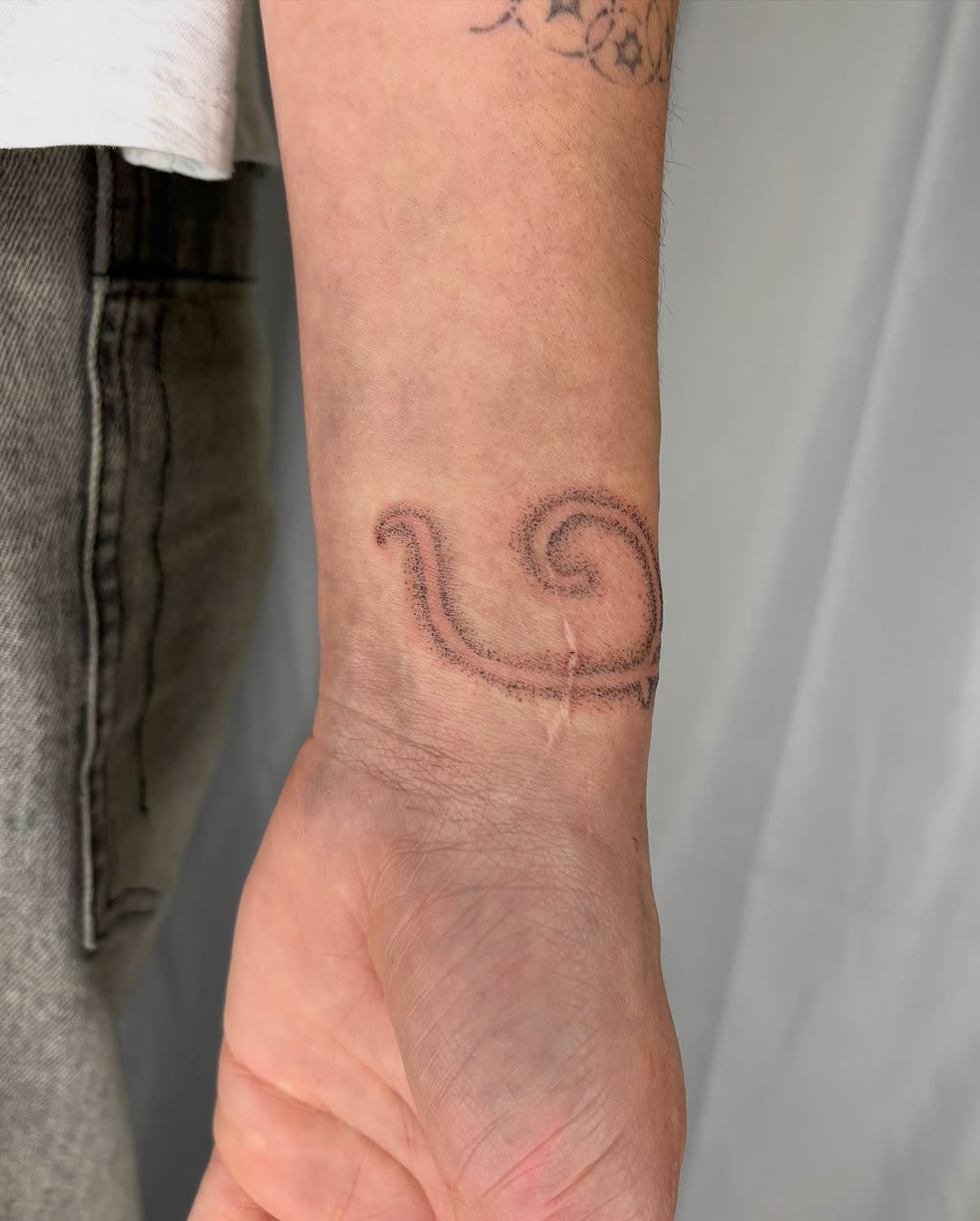 Tattoo by @sabpokes — dotwork, illustrative