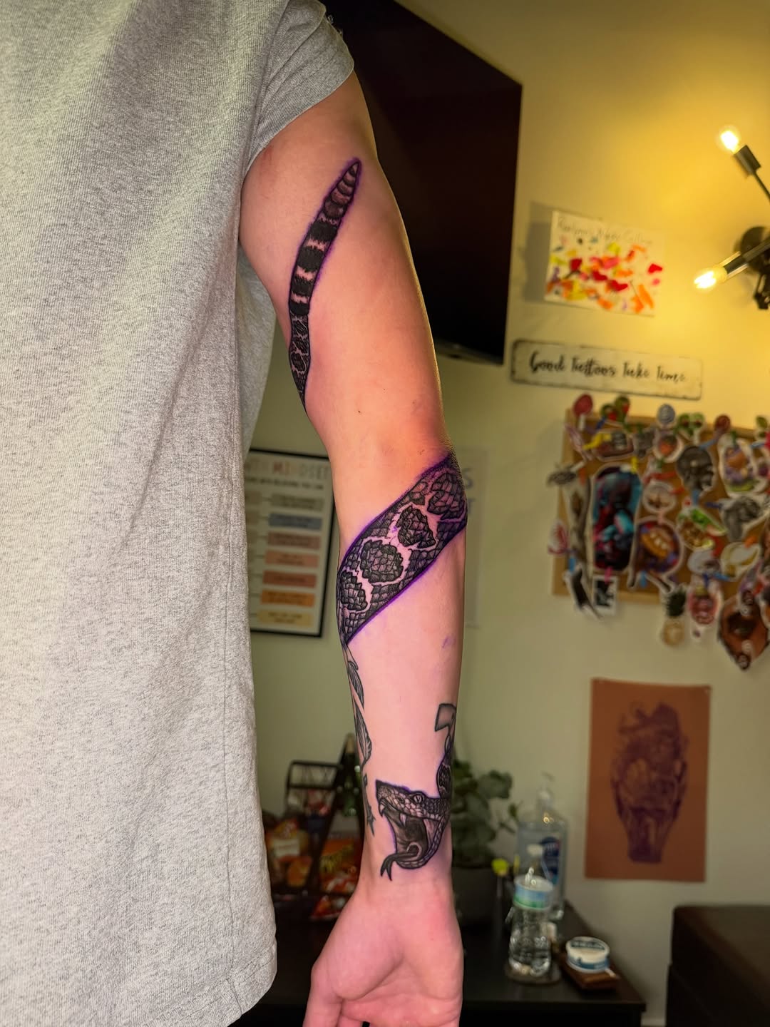 Tattoo by @abbietaylortattoos — blackwork