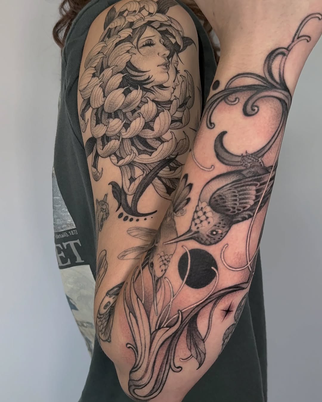 Tattoo by @tattoos.bydahlia โ black_and_grey