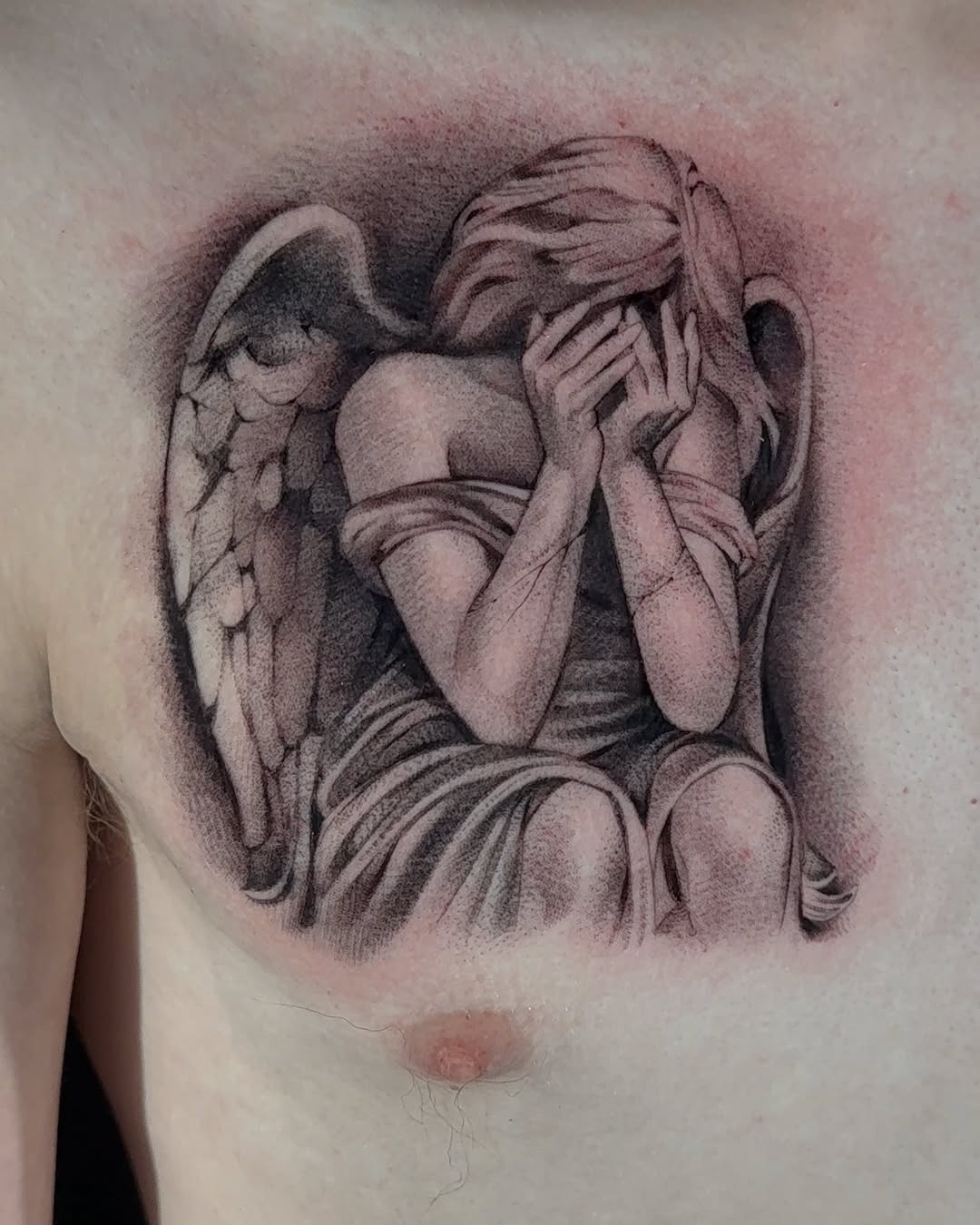 Tattoo by @tattoos.bydahlia โ realism, black_and_grey