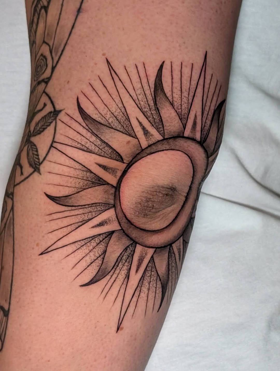 Tattoo by @tattoosbymichaelamay — black_and_grey