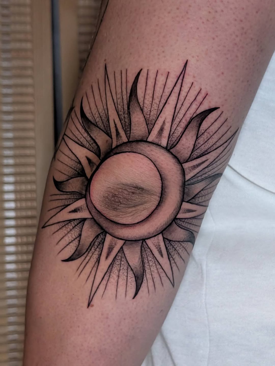 Tattoo by @tattoosbymichaelamay — dotwork