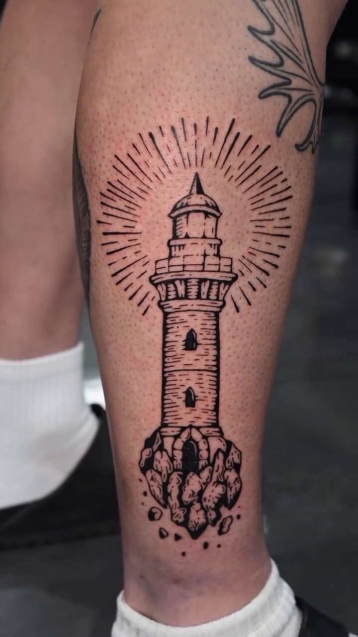 Tattoo by @zolatattoos — dotwork, black_and_grey