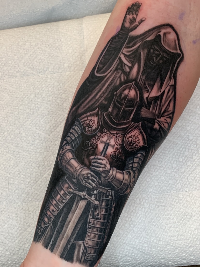 Tattoo by @jimboslicetat2 — realism, black_and_grey