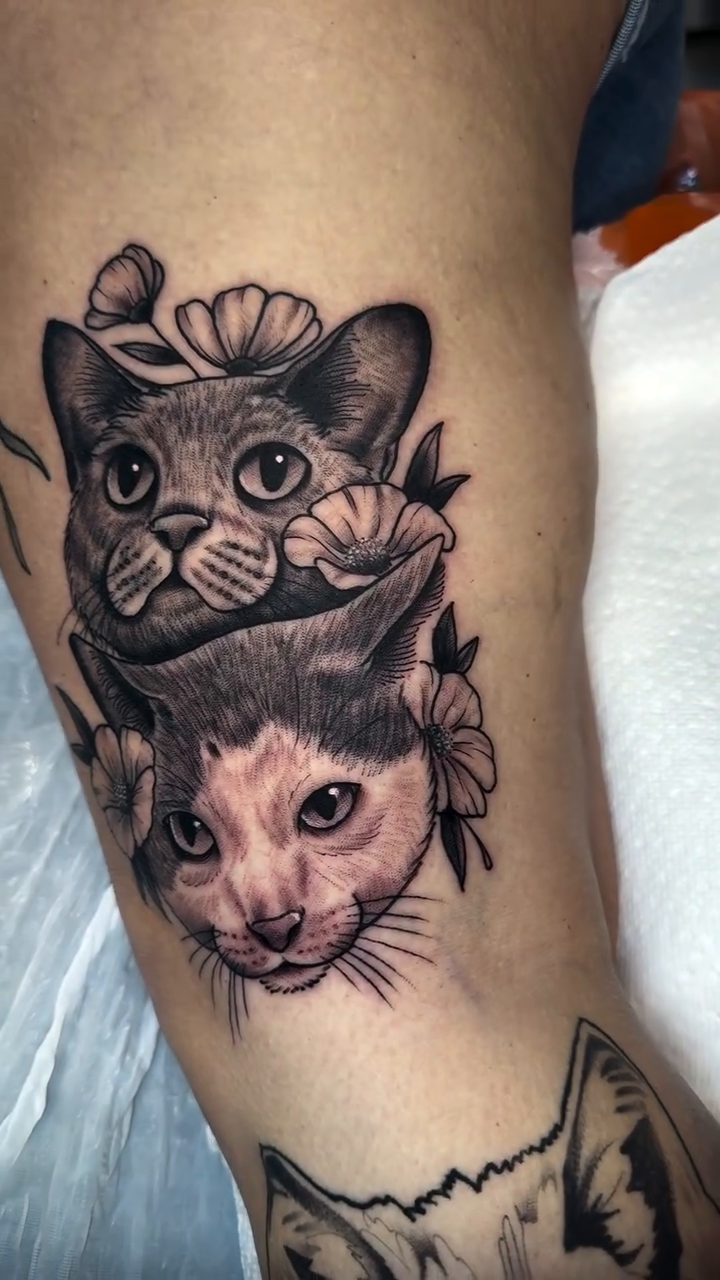 Tattoo by @tattoosbychrismikesell — black_and_grey, illustrative
