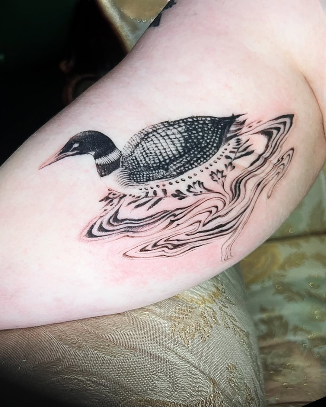 Tattoo by @inklore_ β black_and_grey, illustrative
