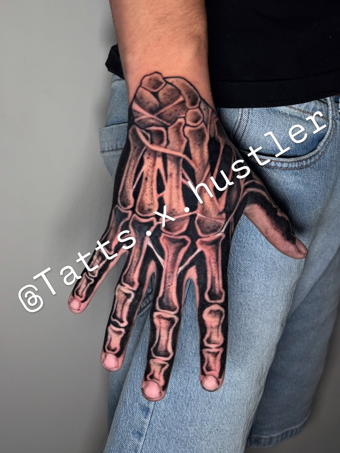 Tattoo by @tatts.x.hustler โ black_and_grey, realism