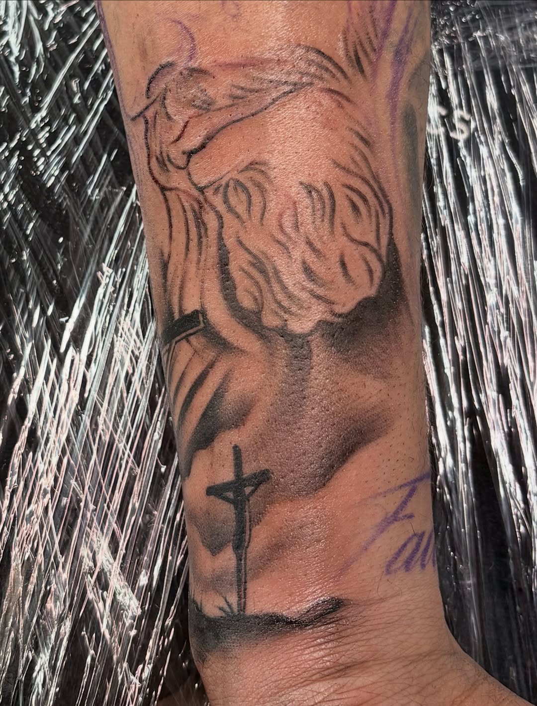 Tattoo by @tatte3_ — black_and_grey, realism