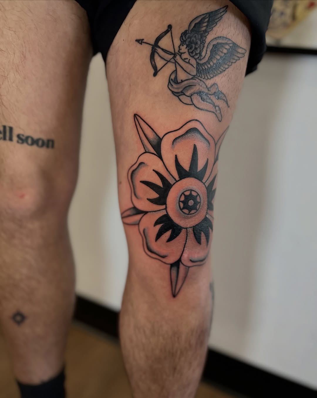 Tattoo by @weavertats โ american_traditional, black_and_grey