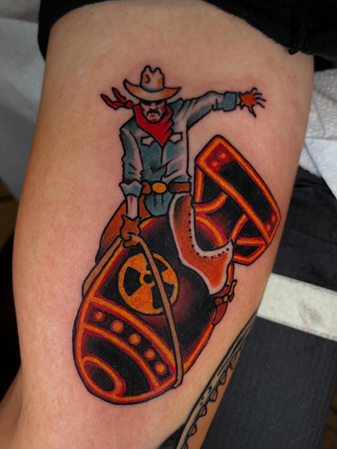 Tattoo by @wonkytiger β american_traditional, illustrative