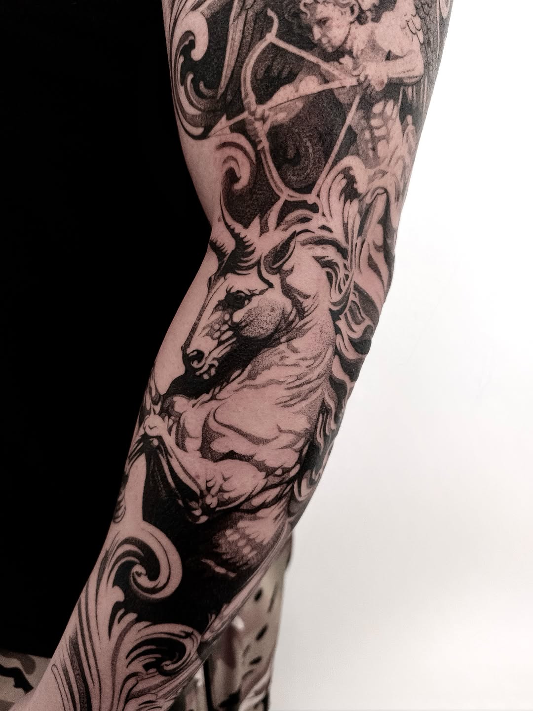 Tattoo by @lissfoxy β black_and_grey, realism