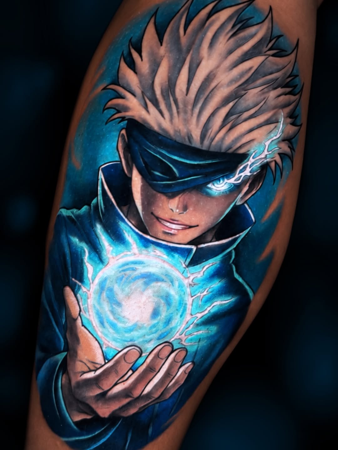 Tattoo by @kaly.actitud — anime, realism