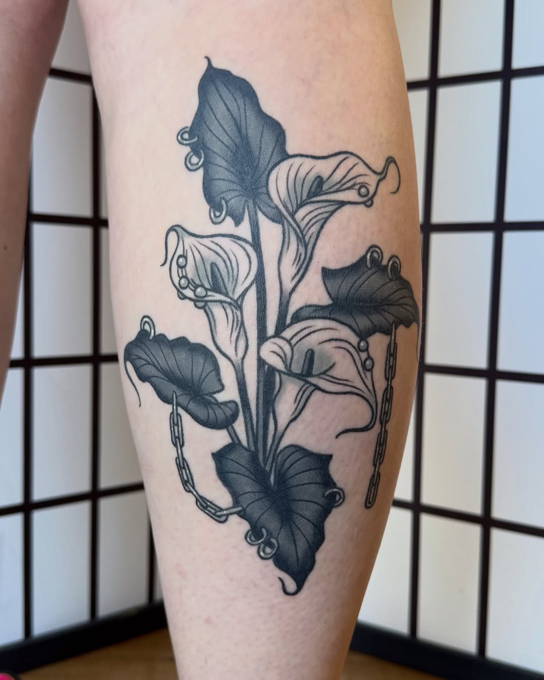 Tattoo by @niaink — blackwork, illustrative