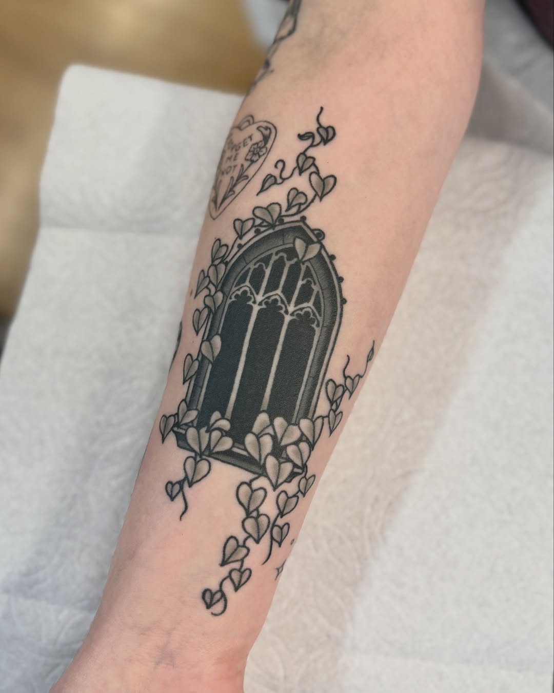 Tattoo by @niaink — illustrative, black_and_grey