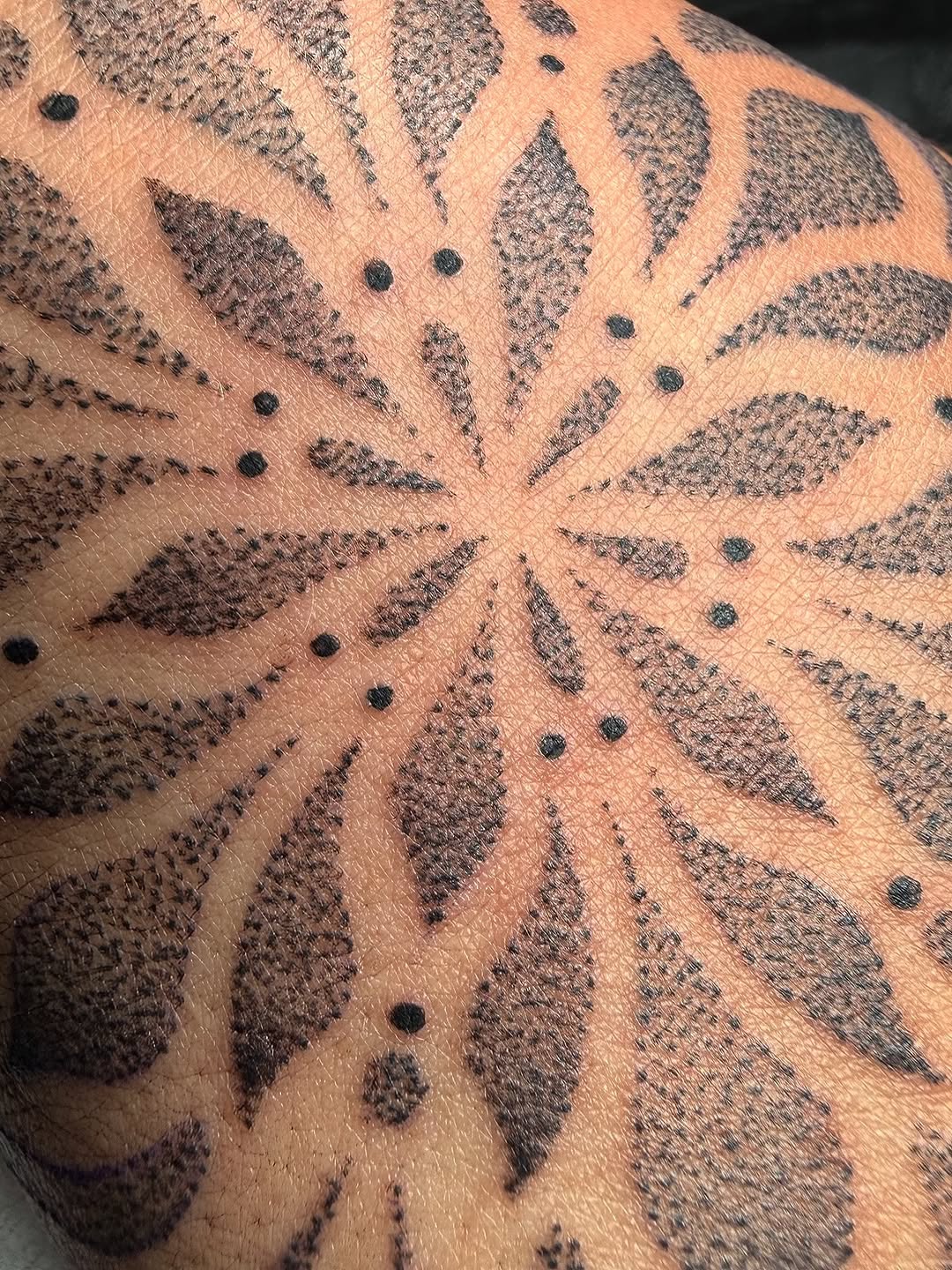 Tattoo by @dee.osipova โ dotwork, geometric