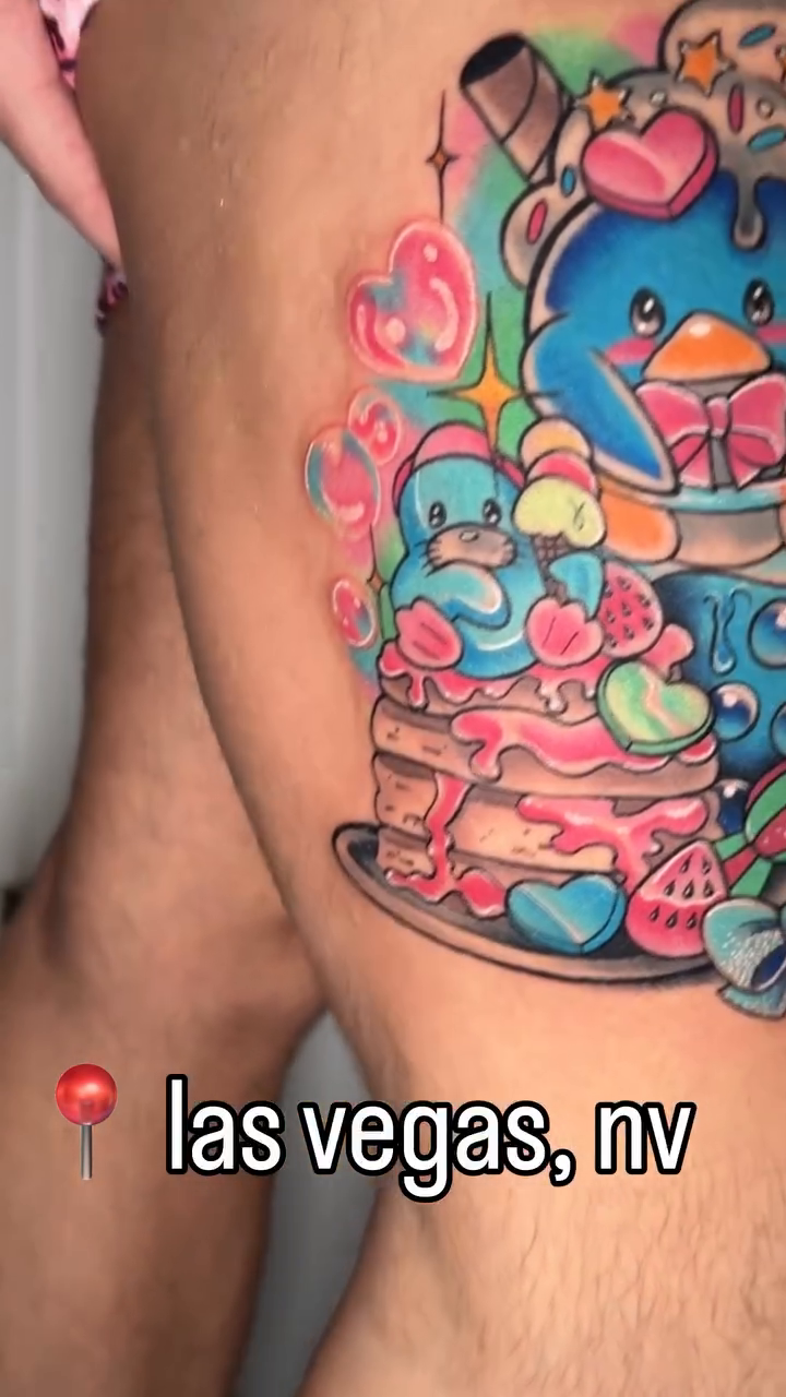 Tattoo by @w33bmachin3 — illustrative, new_school